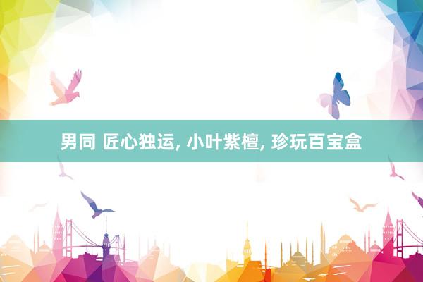 男同 匠心独运， 小叶紫檀， 珍玩百宝盒