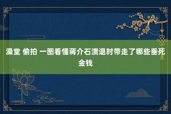 澡堂 偷拍 一图看懂蒋介石溃退时带走了哪些垂死金钱