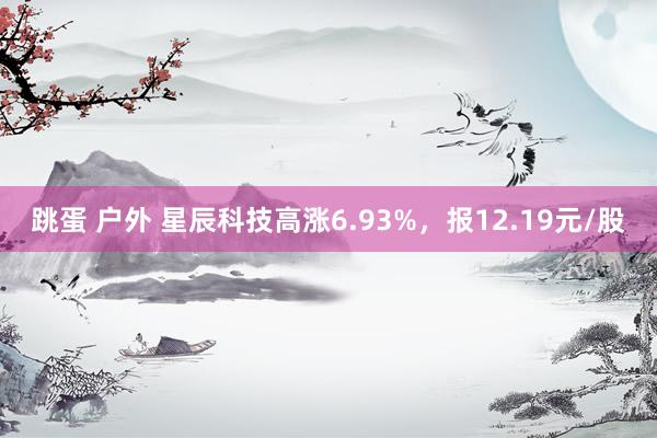 跳蛋 户外 星辰科技高涨6.93%，报12.19元/股