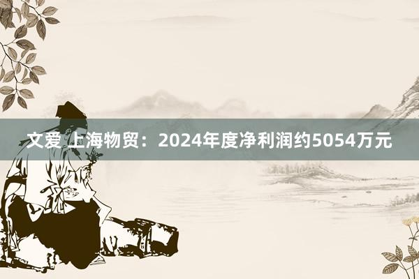 文爱 上海物贸：2024年度净利润约5054万元