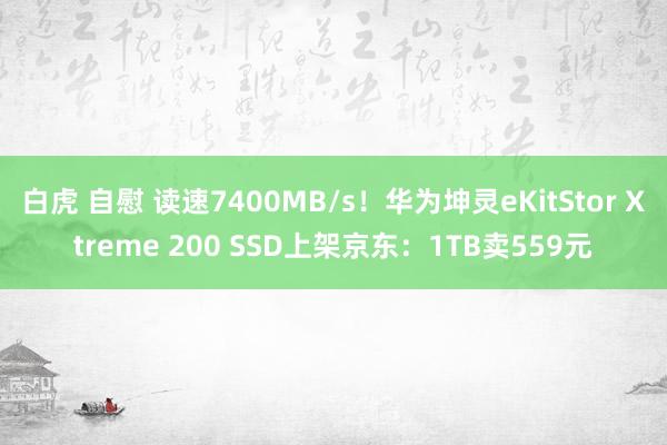 白虎 自慰 读速7400MB/s！华为坤灵eKitStor Xtreme 200 SSD上架京东：1TB卖559元